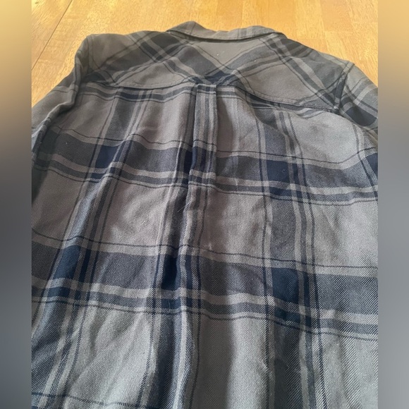 Beach Lunch Lounge Sally brushed flannel shirt, size Small S/P - Picture 2 of 8